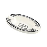 Luxury Double-Groove Cigar Ashtray Resin Ash Tray