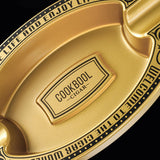 Luxury Double-Groove Cigar Ashtray Resin Ash Tray