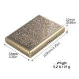 Luxury Electroplated Steel Cigarette Case