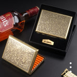 Luxury Electroplated Steel Cigarette Case