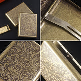 Luxury Electroplated Steel Cigarette Case