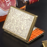 Luxury Electroplated Steel Cigarette Case