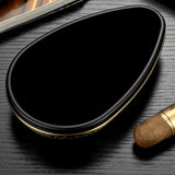 Luxury Engraved Alloy Cigar Ashtray Vintage Baroque Style Ash Tray Metal