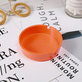 Minimalist Melamine Ashtray Round Orange Cute Ash Tray