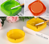 Minimalist Melamine Ashtray Round and Square Cute Ash Tray