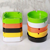 Minimalist Melamine Ashtray Round and Square Cute Ash Tray