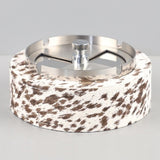 Modern Stainless Steel Ashtray with Rotating Lid Sturdy Cool Ash Tray