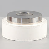 Modern Stainless Steel Ashtray with Rotating Lid Sturdy Cool Ash Tray