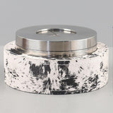 Modern Stainless Steel Ashtray with Rotating Lid Sturdy Cool Ash Tray