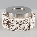 Modern Stainless Steel Ashtray with Rotating Lid Sturdy Cool Ash Tray