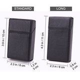 Cigarette case size dimensions standard and long measurement chart