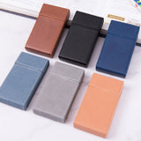 Assorted color cigarette cases PU leather slim portable design