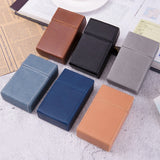 PU leather cigarette cases in multiple colors premium collection display