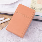 Soft Tan cigarette case PU leather modern slim design