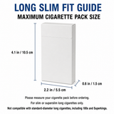 PU Leather Cigarette Case Holder for Standard and Long Slim Cigarettes