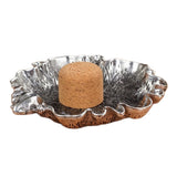 Frog and Lotus Leaf Pipe Ashtray with Cork Knocker Cool Cute Metal Ash Tray 