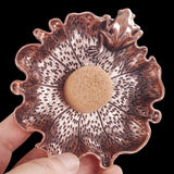 Frog and Lotus Leaf Pipe Ashtray with Cork Knocker Cool Cute Metal Ash Tray 