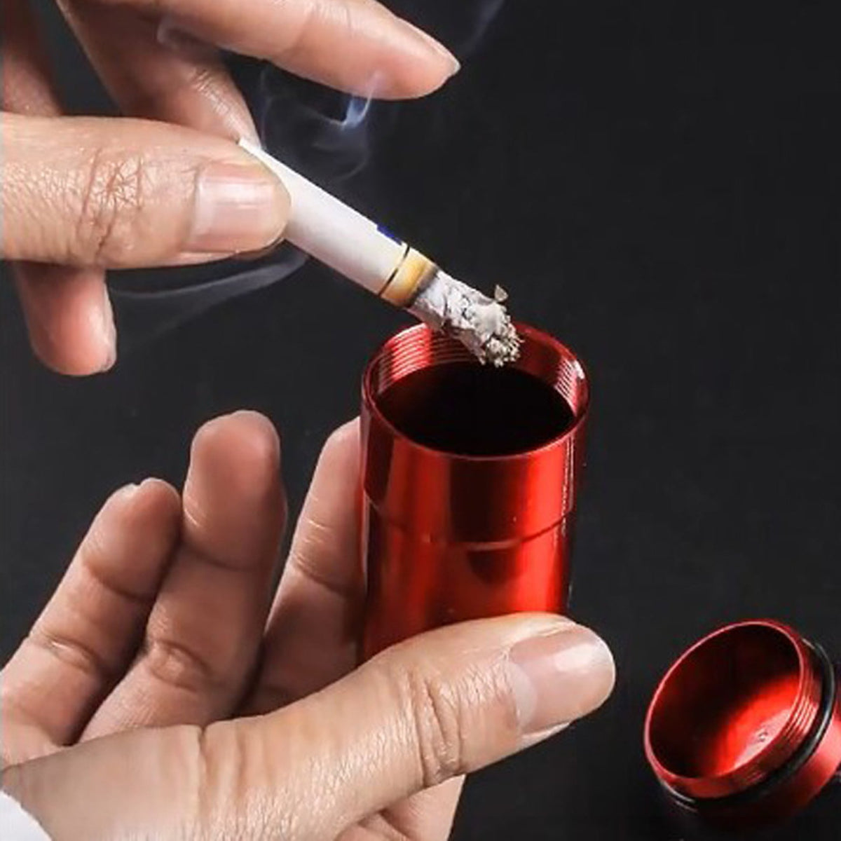 Pocket Ashtray Cool Metal Portable Ash Tray – Ashtray Planet