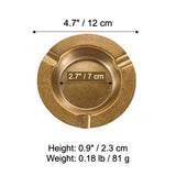 Round Metal Ashtray Retro Style Cool Ash Tray Minimalist