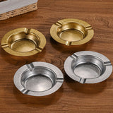 Round Metal Ashtray Retro Style Cool Ash Tray Minimalist