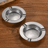 Round Metal Ashtray Retro Style Cool Ash Tray Minimalist