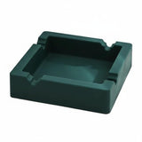 Square Silicone Ashtray for Cigarettes Cigars Teal