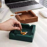 Square Silicone Ashtray for Cigarettes Cigars