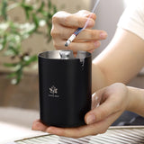 Stainless Steel Ashtray with Rotatable Lid Cool Sturdy Metal Ash Tray