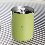 Stainless Steel Ashtray with Rotatable Lid Cool Sturdy Metal Ash Tray