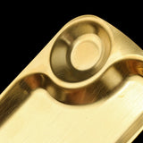 Stainless Steel Pipe Ashtray with Cork Knocker Metal Ash Tray 