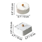 Textured Sandstone Ashtray with Lid cool cute ash tray covered lidded