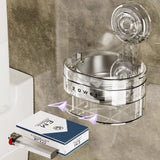 Wall Mounted Ashtray with Removable Stainless Steel Ash Tray