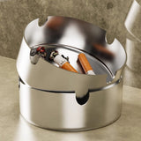 Wall Mounted Ashtray with Removable Stainless Steel Ash Tray
