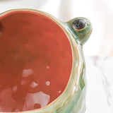 Whimsical Handcrafted Frog Ashtray Ceramic Decorative Ash Tray Catchall Bowl