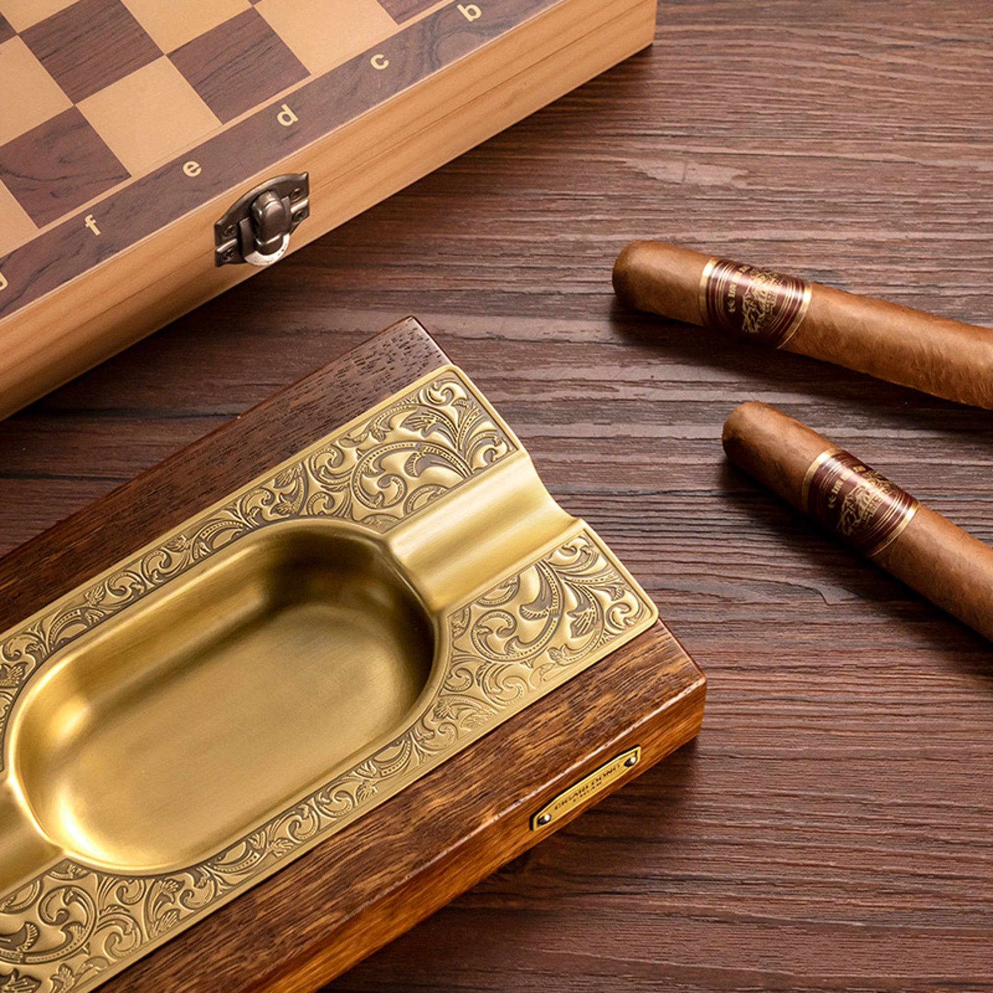 deadwood tobacco ashtray Fat Bottom Betty Cigar Thief This wooden ashtray is a stand Ellington Cigar Ashtray, Wood Natural