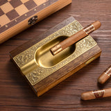 Wooden Cigar Ashtray Vintage Minimalist Ash Tray Retro