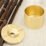 brass ashtray with lid metal ash tray gold outdoor