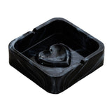 Square Ceramic Ashtray cool cute porcelain pottery clay ash tray minimalist