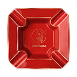 Ashtray for Cigar Classy Ceramic Cool Ash Tray Guevara Red