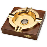 Cool Cigar Ashtray for 4 Cigars Merbau Wood