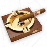 Cool Cigar Ashtray for 4 Cigars Merbau Wood