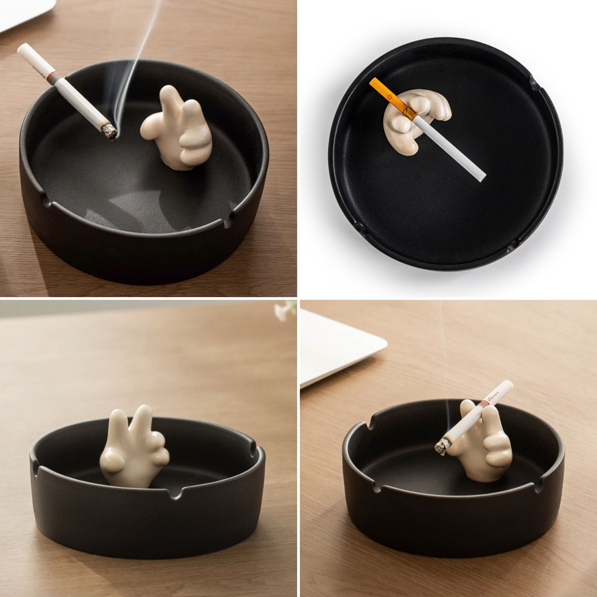 Cool Victory Ashtray Cute Ceramic Ash Tray – Ashtray Planet