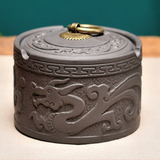 smokeless ashtray outdoor ash tray with lid dragon vintage ceramic