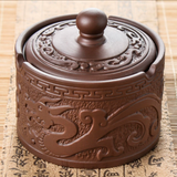smokeless ashtray outdoor ash tray with lid dragon vintage ceramic