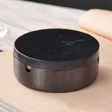 Covered Ashtray with Lid Stainless Steel Smokeless Ash Tray