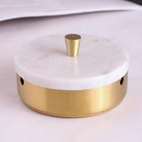 Covered Ashtray with Lid Stainless Steel Smokeless Ash Tray