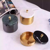 Covered Ashtray with Lid Stainless Steel Smokeless Ash Tray