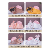 Cute Animal Ashtray with Lid Cool Resin Windproof Smokeless Lidded Covered Ash Tray Rabbit Bunny Pig Dog