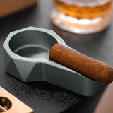 Cute Cool Portable Cigar Ashtray Metal Ash Tray Modern Contemporary