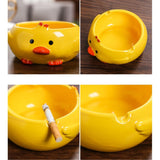 Cute Duck Ceramic Ashtray Cool Ash Tray Decorative